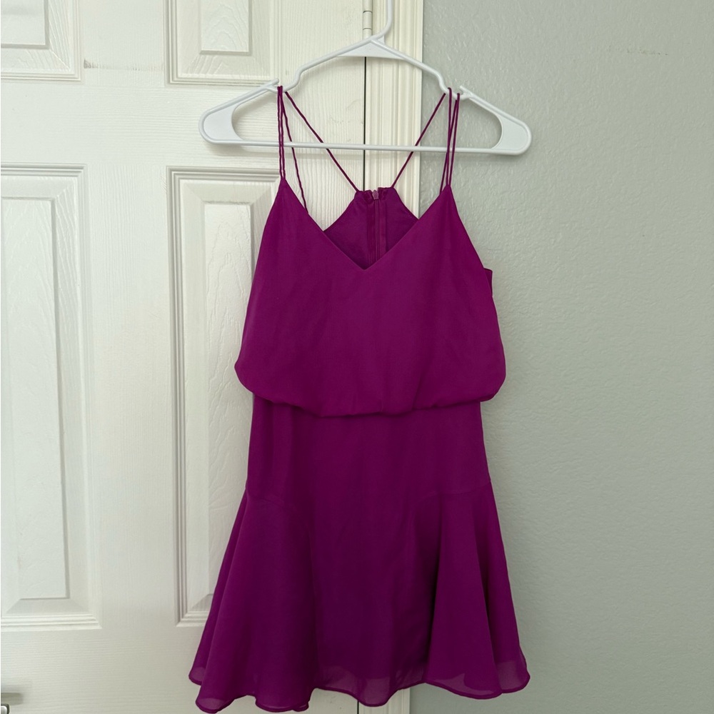 Vibrant Purple Sleeveless Dress